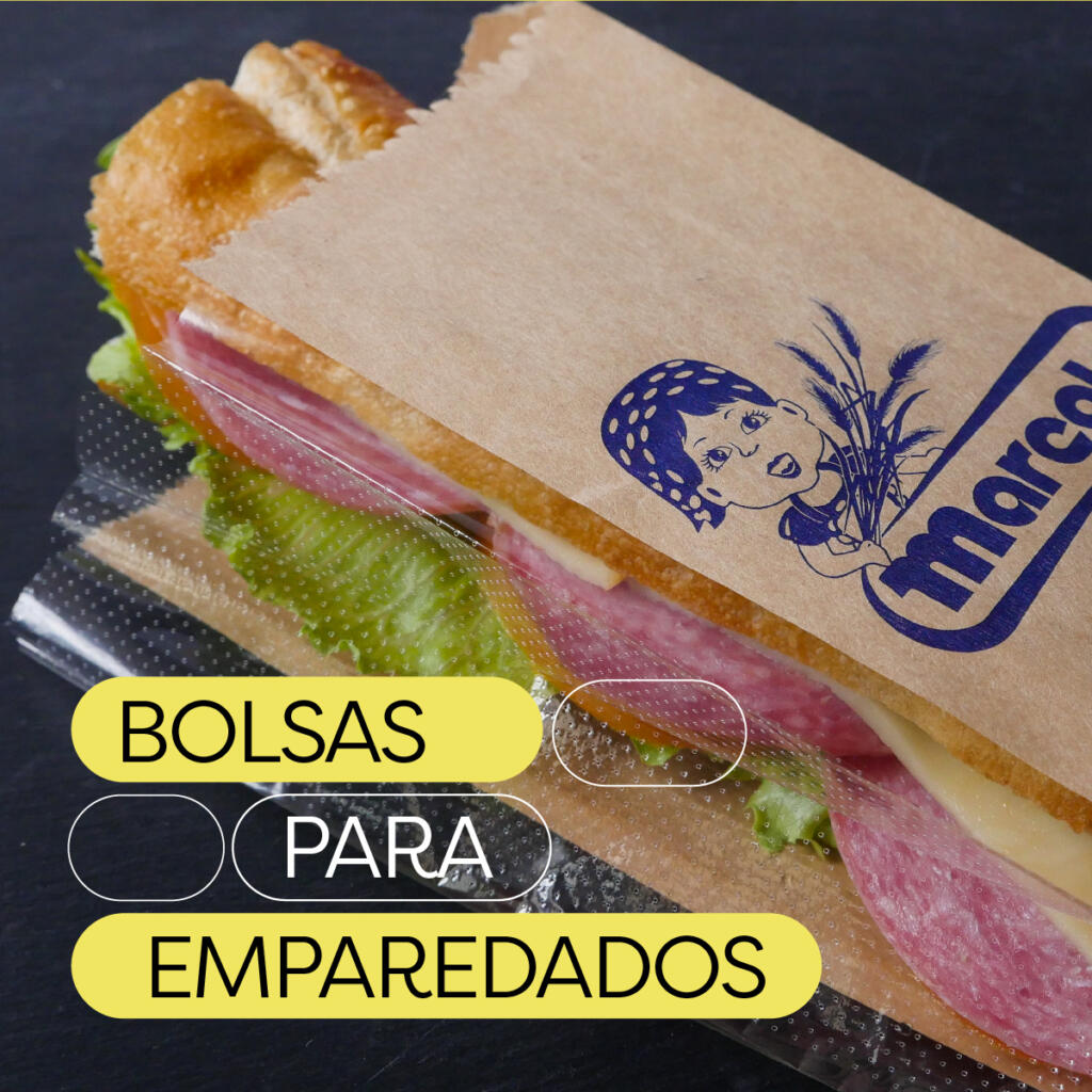 Bolsas de Papel con Ventana para Emparedados